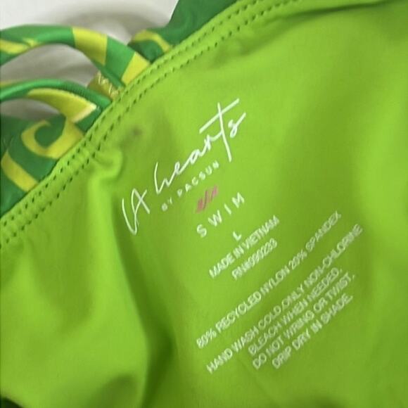 LA HEARTS BY PACSUN ECO SWIM BIKINI‎ SIZE L - Picture 4 of 5